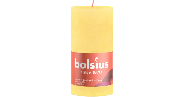 Lauaküünal Bolsius 130/68 Sunny Yellow