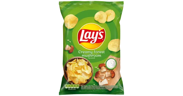 LAY'S Hapukoore- ja metsaseenemaitselised kartulikrõpsud 130g