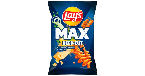 LAY'S MaXx Juustu-ja sibulamaitselised kartulikrõpsud 0,12kg