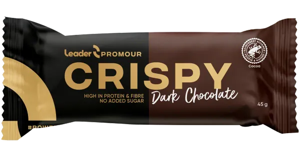 Leader Promour 45g proteiinibatoon tumeda šokolaadiga