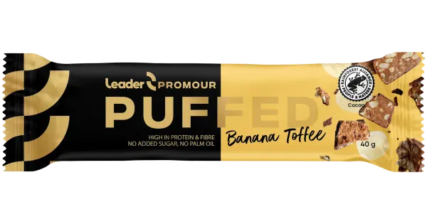 LEADER PROMOUR PUFFED 40G BAN-TOFFEE