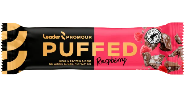 Leader Promour Puffed Raspberry 40 g