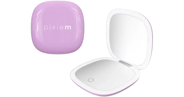 LED-meigipeegel Pixiem lilla