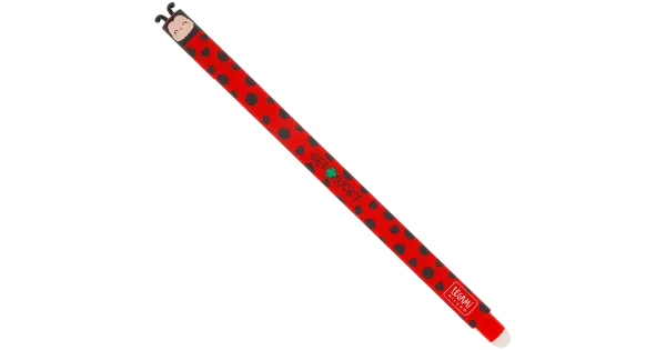 Legami kustutatav geelpliiats 0,7mm ladybug ( punane)