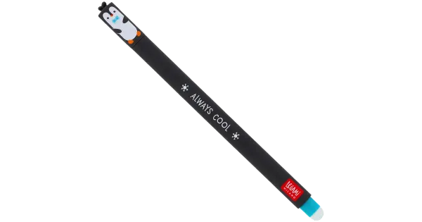 Legami kustutatav geelpliiats 0,7mm penguin (türkiissinine)
