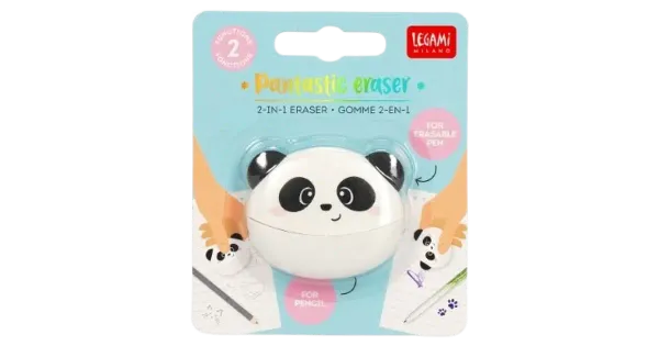 Legami kustutuskumm pantastic panda blisterpakendis