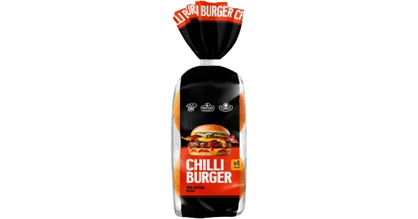 Leibur Burgerikukkel Tšilliga 4 Tk 320 g