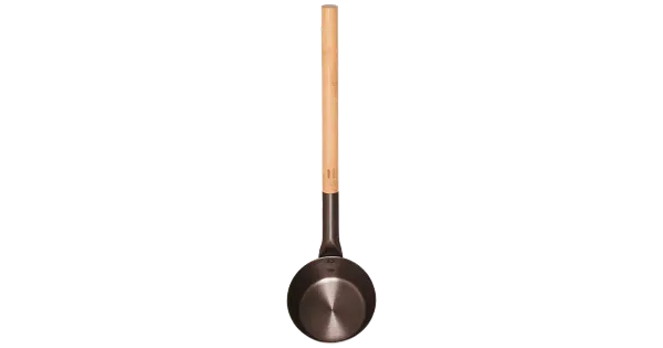 Leilikulp 43 cm alumiinium, bambusest käepide