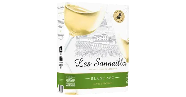 Les Sonnailles Blanc vein 10,5%vol 3L