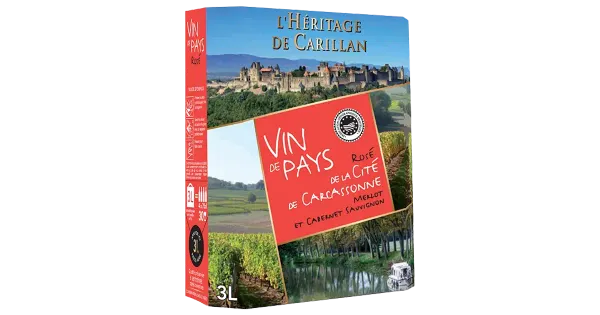 L´Heritage De Carillan Rose Merlot Cabernet Sauvignon KGT vein 3l
