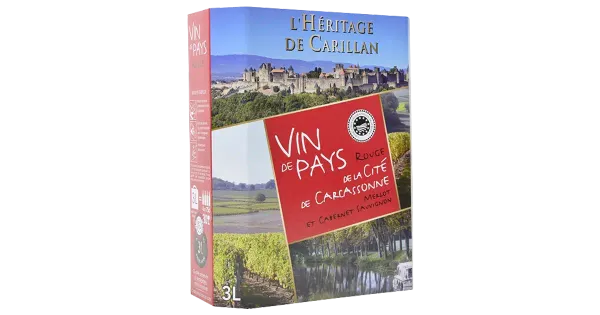 L´Heritage De Carillan Rouge Merlot Cabernet Sauvignon KGT vein 3 l