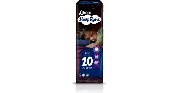 LIBERO Sleeptight 10 öömähe 35-60 kg 9 tk