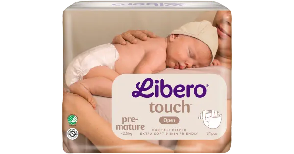 Libero Touch enneaegsetele beebidele 24tk alla 2kg