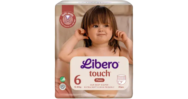 Libero Touch püksmähkmed S6 24tk 13-20 kg