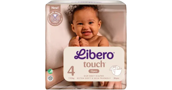 Libero Touch teipmähkmed S4 36tk 7-12 kg
