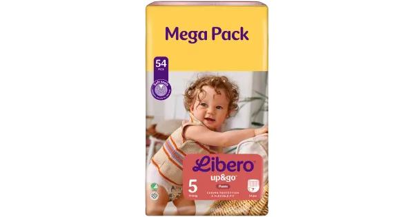 Libero Up&Go püksmähkmed S5 54tk 9-14kg