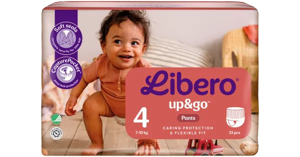 Libero Up&Go püksmähkmed S4 33tk 7-10 kg