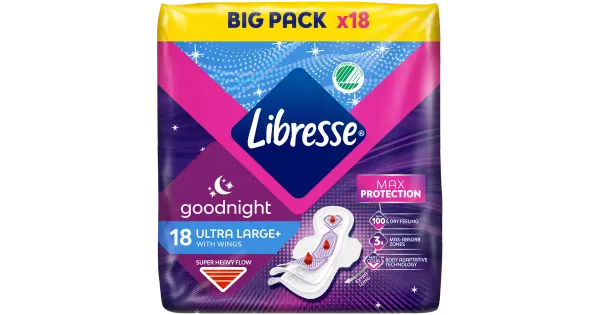 Libresse Ultra Night hügieeniside 18tk