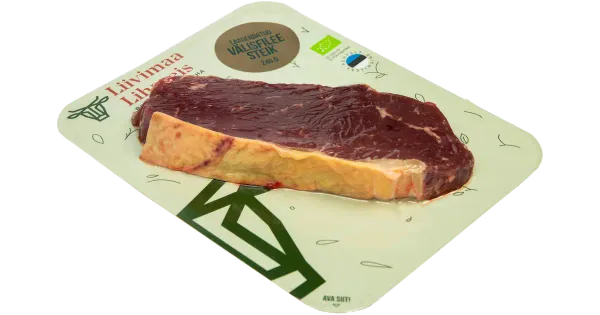 Liivimaa Lihaveis Mahe Rohumaaveise Välisfilee Steik 240G