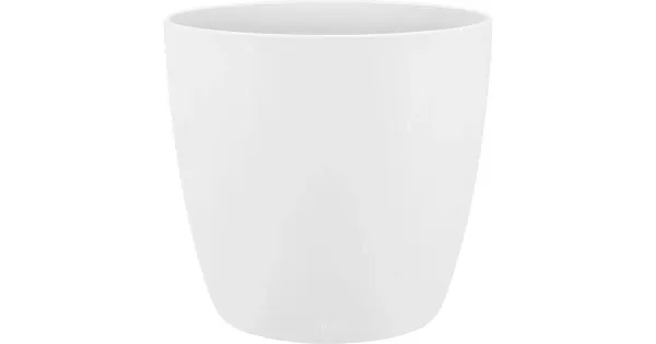 Lillepott brussels 16 cm, valge plast