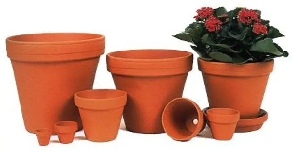 Lillepott savi terra 12cm