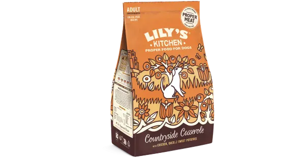 Lily's Kitchen Countryside Casserole kana ja pardiga kuivtoit koertele 1 kg