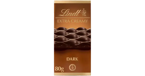 Lindt Extra Creamy tume šokolaad 80g