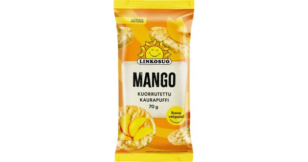 Linkosuo kaerakrõps mangomaitselise kattega 70g