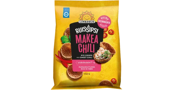 Linkosuo rukkikrõpsud magusa tšilliga 150g