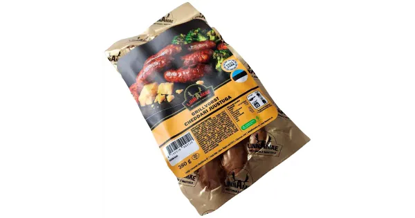 Linnamäe Grillvorst cheddari juustuga 380g