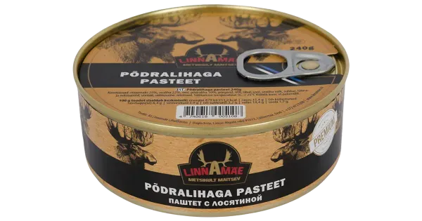 Linnamäe põdralihaga pasteet 240g