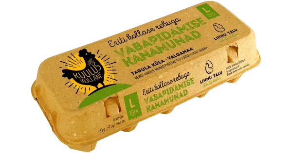 Linnu Talu Vabapidamise kanamunad L 10 tk