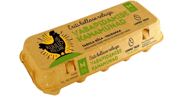 Linnu Talu Vabapidamise kanamunad M 10 tk