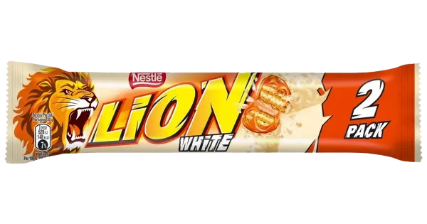 Lion šokolaadibatoon White 2-pakk, 60 g