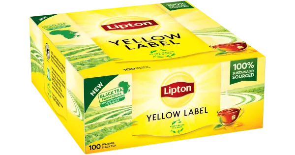 LIPTON Must tee Yellow Label 100 x 2 g