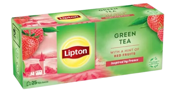 Lipton roheline tee vaarikate ja maasikatega 25 x 1,4 g