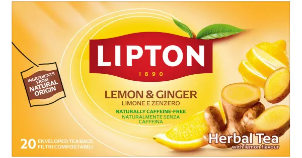 Lipton sidruni&ingveri tee 20 tk