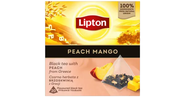 LIPTON virsiku-mango tee püramiid 20pk