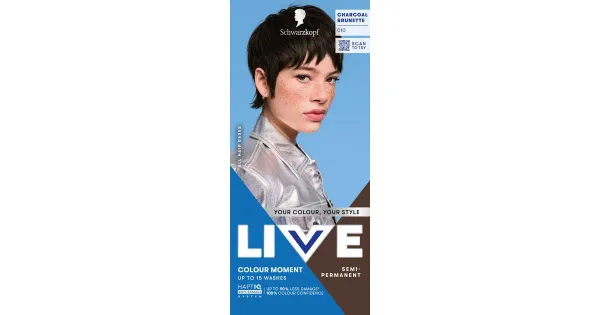 Live kergvärv 010 Charcoal Brunette