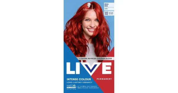 Live püsivärv 035 leekiv punane