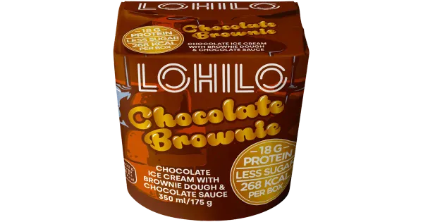 Lohilo Chocolate brownie šokolaadijäätis 350 ml