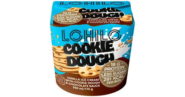 Lohilo Cookie Dough Jäätis 350 ml