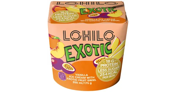 Lohilo Proteiinijäätis exotic 350 ml