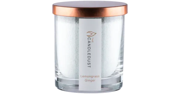 Lõhnastatud pulberküünal Lemongrass Ginger 160g