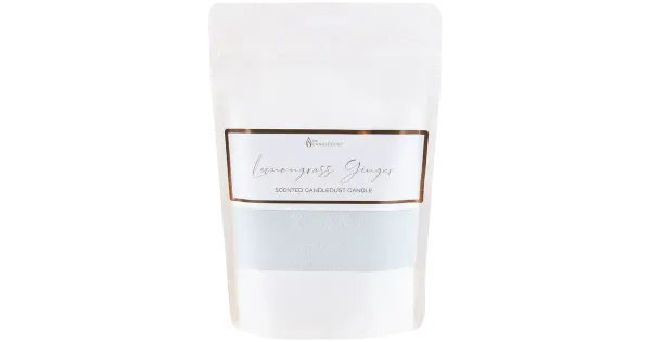 Lõhnastatud pulberküünla täitepakk Lemongrass Ginger 330g