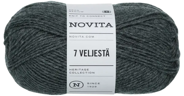 Lõng 7 Veljestä 100g Grafiit