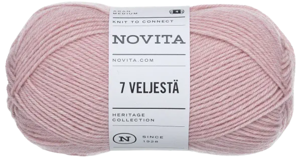 Lõng 7 Veljestä 100g Roosa