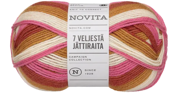 Lõng 7 Veljestä 150g õhtupäike 8271