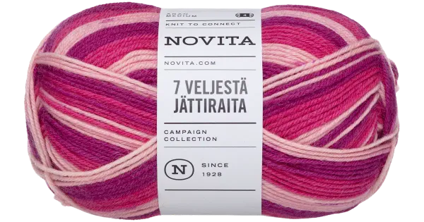Lõng 7 Veljestä 150g suvepäev 8251