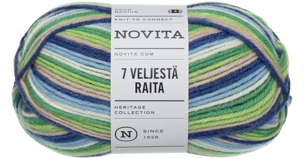 Lõng 7 Veljestä Raita 100 g 975